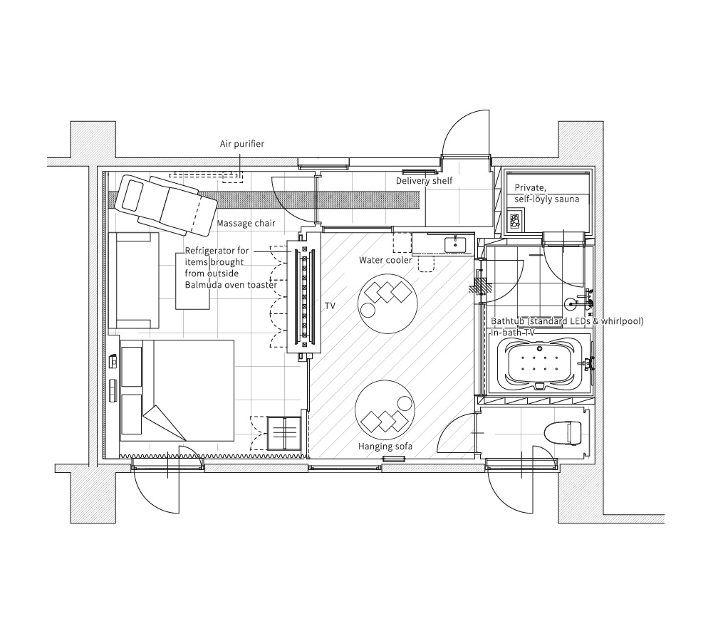 room No.304間取り