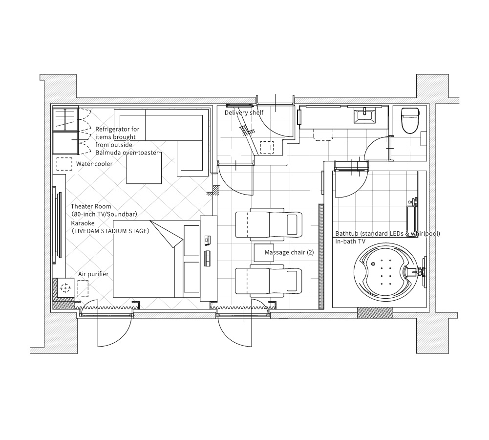 room No.403間取り