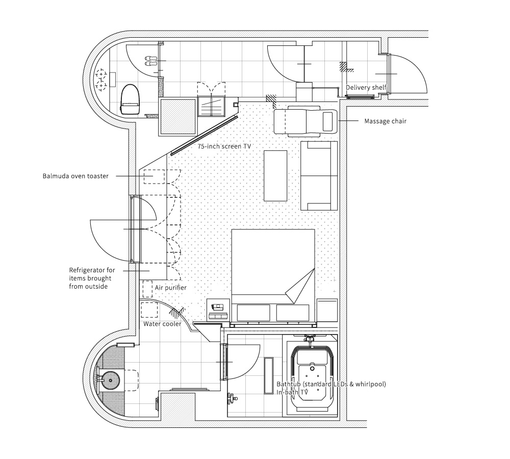 room No.501間取り