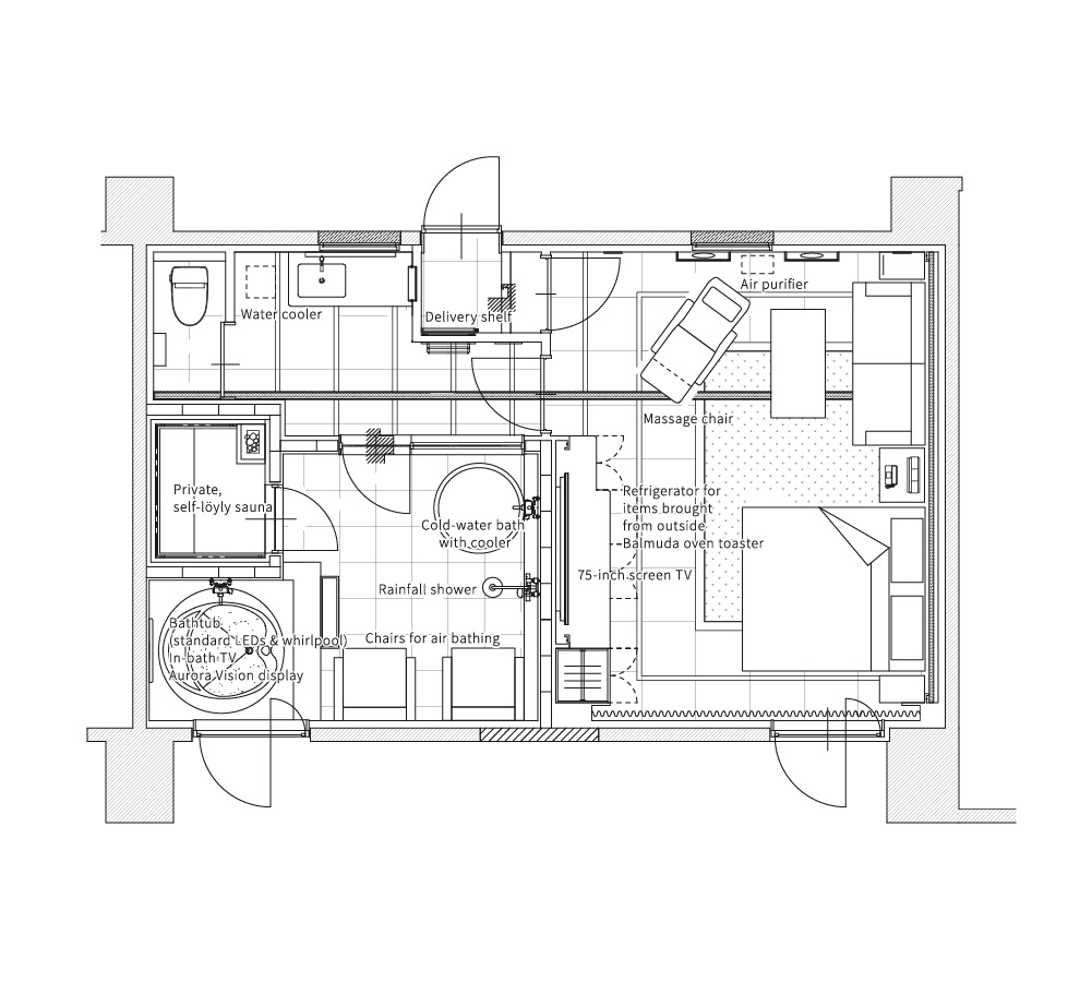 room No.504間取り